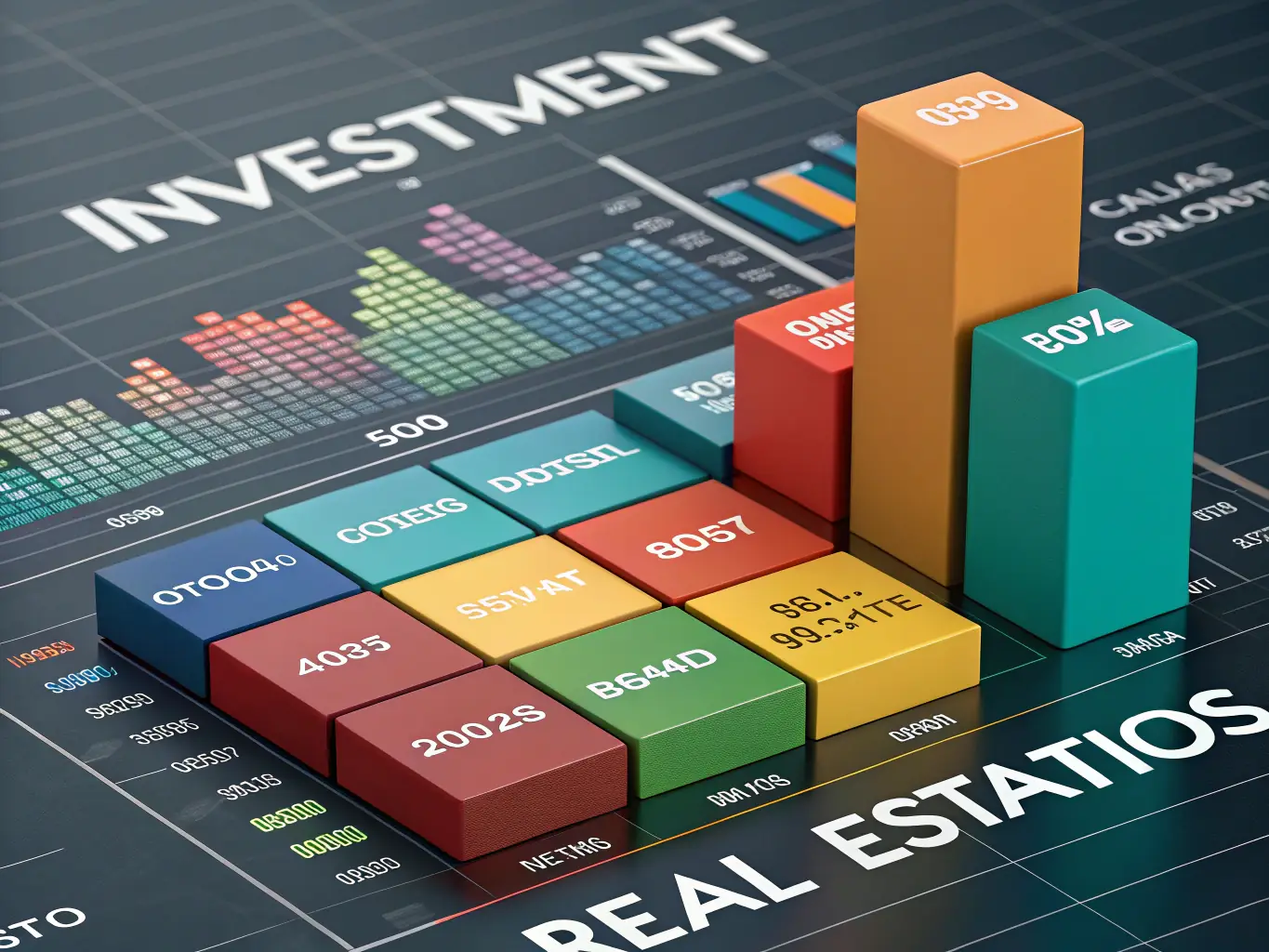 A sophisticated graph depicting diversified investment portfolios across various asset classes, including real estate, private equity, and natural resources, illustrating Infiniti Keystone Capital's approach to risk mitigation and wealth preservation.